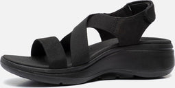 Skechers Go Walk Arch Fit - Sandalen - Dames - Zwart - Maat 40