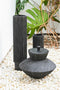 Vaas Home ESPRIT Zwart Hars Koloniaal 12 x 12 x 47,5 cm