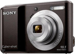 Sony Cybershot DSC-S2000 - Digitale camera - 10 megapixels - Zwart