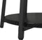 vidaXL - Salontafel - Set - van - 2 - - - Zwart - Eikenhout - en - Metaal