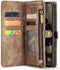 Caseme Geschikt voor iPhone 16 Plus hoesje - Vintage 2 in 1 portemonnee - Bruin