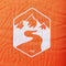 vidaXL - Kampeermatras - met - kussen - zelfopblazend - 1-persoons - oranje