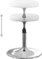 vidaXL - Eetkamerstoelen - 2 - st - kunstleer - wit