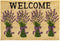 Ruco Print Lavendar Welcome 40x60cm - Merkloos
