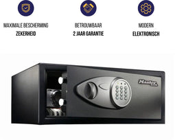 MasterLock X075ML - Elektronische kluis - Digitaal slot - Massief staal - 180x430x370mm