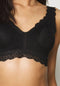 MAGIC Bodyfashion Dream Bra Lace - Bh zonder beugel - Zacht kant - Zwart - XXL