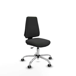 Piqueras y Crespo B00056G - Bureaustoel - Verstelbare hoogte draaiend - Donker grijs