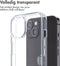 iMoshion Hoesje Geschikt voor iPhone 14 Hoesje - iMoshion Stand Backcover - Transparant