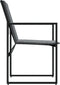 vidaXL - Tuinstoelen - met - Kussens - 4 - stuks - Zwart - Textilene