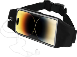 Mobiparts iPhone 14 Pro Max - Sport Belt - Water- en zweetbestendig - Zwart