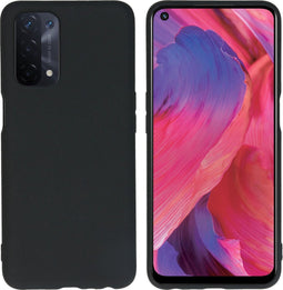 iMoshion Hoesje Geschikt voor Oppo A74 (5G) / A54 (5G) Hoesje Siliconen - iMoshion Color Backcover - Zwart