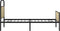 vidaXL - Bedframe - zonder - matras - bewerkt - hout - sonoma - eikenkleur - 100x190cm