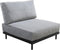 Yoi - Natsu lounge chair aluminium black/rope grey