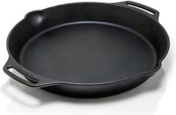 Petromax fp35h-t, skillet, 35 cm, pan met handgrepen, gietijzer, zwart