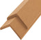 vidaXL - Terras - hoekplinten - 5 - st - 170 - cm - HKC - teakkleurig