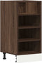 vidaXL - Onderkast - 40x44,5x81,5 - cm - bewerkt - hout - bruin - eikenkleur