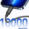 Oplaadkabel - 3 stuks van 2 Meter - USB naar Lightning - Zwart