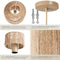 tectake® Plafondlamp Allegra - Hanglamp Boho stijl - Ø32 x 33 cm - Jute lampenkap - 40W - Woonkamer slaapkamer eetkamer