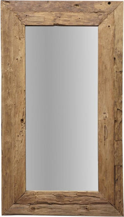 Wandspiegel Rustiek - 140x90 cm - drijfhout teak