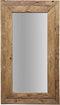 Wandspiegel Rustiek - 140x90 cm - drijfhout teak