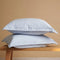 Coco & Cici - Tencel Twill Kussensloop 70 x 60 cm - Kussenhoes - Lichtblauw - Lyocell - Extra Zacht - 3 cm Volant