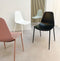 Alterego Feliz - Designer Stoel - Witte Binnen- & Buitenstoel - 52.5x48x88cm