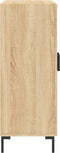 vidaXL - Dressoir - 69,5x34x90 - cm - bewerkt - hout - sonoma - eikenkleurig