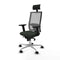 Bureaustoel met hoofdsteun Piqueras y Crespo 2D086N1 Zwart