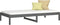 vidaXL - Slaapbank - 90x200 - cm - massief - grenenhout - grijs