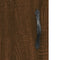 vidaXL - Dressoir - 69,5x34x90 - cm - bewerkt - hout - bruin - eikenkleur