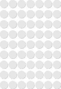 Apli ronde etiketten in etui diameter 10 mm, wit, 378 stuks, 63 per blad (2660)