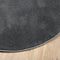vidaXL - Vloerkleed - OVIEDO - laagpolig - Ø - 280 - cm - antracietkleurig