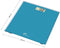 Elektronische personenweegschaal - LITTLE BALANCE - max. 160 kg - blad van gehard glas - turquoise kleur