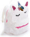 Overige Merken Rugtas Plushe Unicorn Wit/Roze