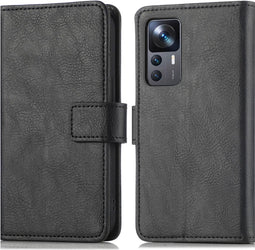 iMoshion Hoesje Geschikt voor Xiaomi 12T Pro / 12T Hoesje - iMoshion Luxe Bookcase - Zwart