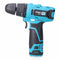 Koma Tools 12 V - Hamerboor met accessoires - Blauw Zwart