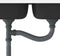 vidaXL - Gootsteen - dubbele - bak - 1200x600x155 - mm - roestvrij - staal - zilver