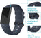 imoshion Siliconen bandje - Geschikt voor Fitbit Charge 4, Charge 3 - Donkerblauw - One Size