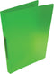 Alpha ringmap, voor ft A4, uit PP, 2 ringen van 16 mm, transparant groen