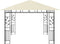 vidaXL - Prieel - met - klamboe - LED-lichtslinger - 4x3x2,73 - m - antracietkleurig