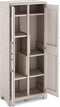 Keter Gulliver Hoge Kast - 8 halve planken - 80x44x182cm - Zand/Beige