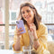 Accezz Liquid Silicone Backcover iPhone 14 Pro - Schokabsorberend - Paars