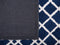 SERRES - Laagpolig vloerkleed - Blauw - 160 x 230 cm - Polyester