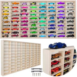 Houten plank voor auto's / veren KRUZZEL