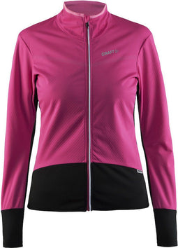 Craft Belle Wind Jersey fiets windjack rood (framboos) dames