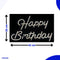 Neon Lamp - Happy Birthday Warm Wit - Restaurant - Dimbaar - Incl. Ophanghaakjes - Neon Sign - Neon Verlichting - Neon Led Lamp - Wandlamp
