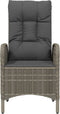vidaXL - Tuinstoelen - 2 - st - poly - rattan - grijs