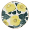 Urban Nature Culture - Good Morning - Plate met handgeschilderde bloemen - Multi/Goud Ø17 cm