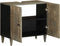vidaXL - Wastafelkast - 62x33x58 - cm - massief - mangohout