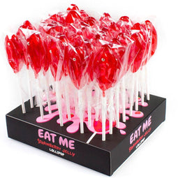 SECRETPLAY - DISPLAY ASSORTIMENT VAGINA LOLLIES AARDBEI 40 STUKS | SNOEP | LOLLIES